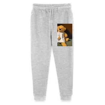 Teddy bear - Stanley/Stella Mini Mover Teen Organic Jogging Trousers  - heather grey - Front