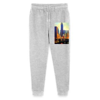 Horizon de la ville de New York - Pantalon de jogging bio Mini Mover Stanley/Stella Ado  - gris chiné - Devant