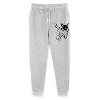 Jack Russell Terrier - Stanley/Stella Mini Mover Teen Organic Jogging Trousers  - heather grey - Front