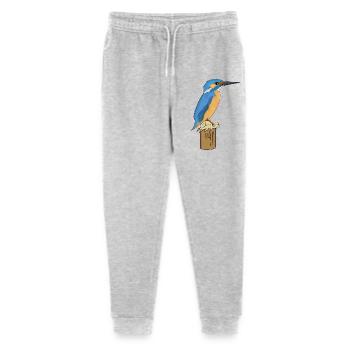 Martin-pêcheur - Pantalon de jogging bio Mini Mover Stanley/Stella Ado  - gris chiné - Devant