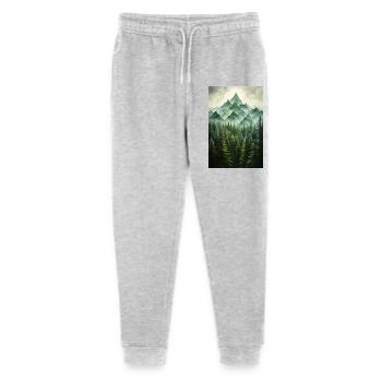 Paysage de Forêt - Pantalon de jogging bio Mini Mover Stanley/Stella Ado  - gris chiné - Devant