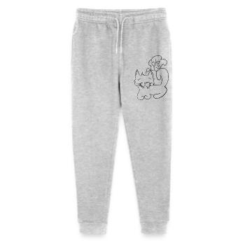 Katze - Stanley/Stella Teenager Bio Jogginghose Mini Mover  - Grau meliert - Vorne