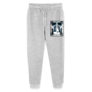 Art médical Thoracique Peinture Radiologie - Pantalon de jogging bio Mini Mover Stanley/Stella Ado  - gris chiné - Devant