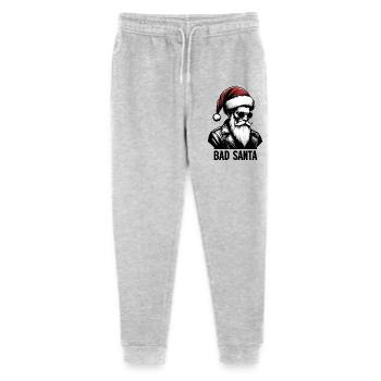 Santa Claus Rock - Trendy Gift - Stanley/Stella Mini Mover Teen Organic Jogging Trousers  - heather grey - Front