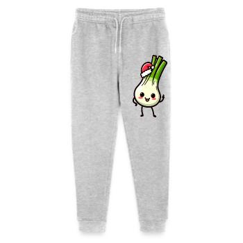 Nikolauch Kawaii Leek - Stanley/Stella Mini Mover Teen Organic Jogging Trousers  - heather grey - Front