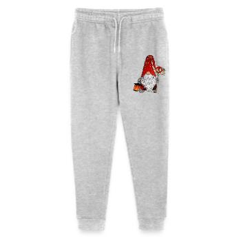 Anti Ampel Wichtel Weihnachts Zwerg - Stanley/Stella Teenager Bio Jogginghose Mini Mover  - Grau meliert - Vorne
