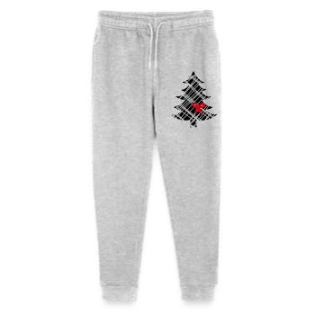 Christmas tree - Stanley/Stella Mini Mover Teen Organic Jogging Trousers  - heather grey - Front
