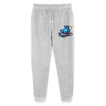 Poison arrow frog design - Stanley/Stella Mini Mover Teen Organic Jogging Trousers  - heather grey - Front