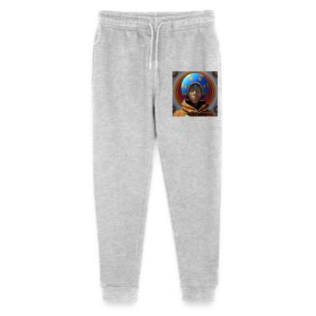 Portrait femme 02 - Pantalon de jogging bio Mini Mover Stanley/Stella Ado  - gris chiné - Devant