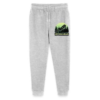 Bûcheron déclaration bois scie arbre boiseries - Pantalon de jogging bio Mini Mover Stanley/Stella Ado  - gris chiné - Devant
