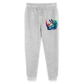 Rhinoceros - Stanley/Stella Mini Mover Teen Organic Jogging Trousers  - heather grey - Front