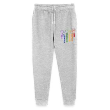Solidarité et fierté - Pantalon de jogging bio Mini Mover Stanley/Stella Ado  - gris chiné - Devant