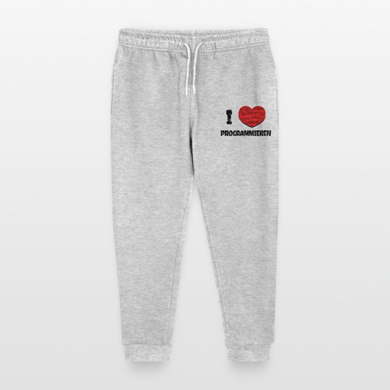 Developer Heart Web Developer Statement Computer Stanley/Stella Mini Mover Teen Organic Jogging Trousers 