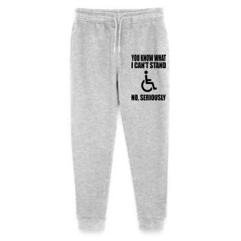 Du weißt, was ich nicht ausstehen kann. Rollstuhl-Humor * - Stanley/Stella Teenager Bio Jogginghose Mini Mover  - Grau meliert - Vorne
