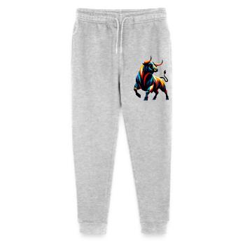 Stier - Stanley/Stella Teenager Bio Jogginghose Mini Mover  - Grau meliert - Vorne