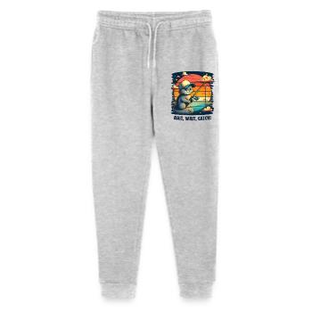 Fishing. Bait, wait, catch! - Stanley/Stella Mini Mover Teen Organic Jogging Trousers  - heather grey - Front