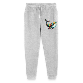 Whale - Stanley/Stella Mini Mover Teen Organic Jogging Trousers  - heather grey - Front