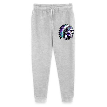 Amérindien Américain - Pantalon de jogging bio Mini Mover Stanley/Stella Ado  - gris chiné - Devant