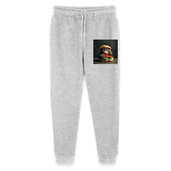 Monkey sandwich - Stanley/Stella Mini Mover Teen Organic Jogging Trousers  - heather grey - Front