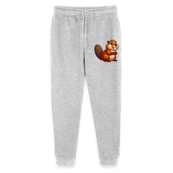 Castor - Pantalon de jogging bio Mini Mover Stanley/Stella Ado  - gris chiné - Devant