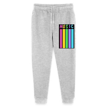 Colored music columns inspired by retro design - Stanley/Stella Mini Mover Teen Organic Jogging Trousers  - heather grey - Front