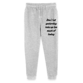 Inspiration: Den Moment nutzen, ideales Geschenk - Stanley/Stella Teenager Bio Jogginghose Mini Mover  - Grau meliert - Vorne