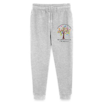 Garderie Farewell - Tree Birds Roots Wings Merci - Pantalon de jogging bio Mini Mover Stanley/Stella Ado  - gris chiné - Devant