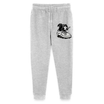 Squirrel in sneakers! - Stanley/Stella Mini Mover Teen Organic Jogging Trousers  - heather grey - Front