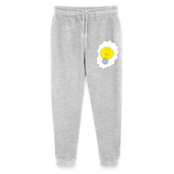 Illustration créative de l’ampoule - Pantalon de jogging bio Mini Mover Stanley/Stella Ado  - gris chiné - Devant