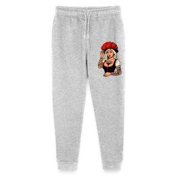 Tattoo Girl in Bollenhut Black Forest Freiburg - Stanley/Stella Mini Mover Teen Organic Jogging Trousers  - heather grey - Front