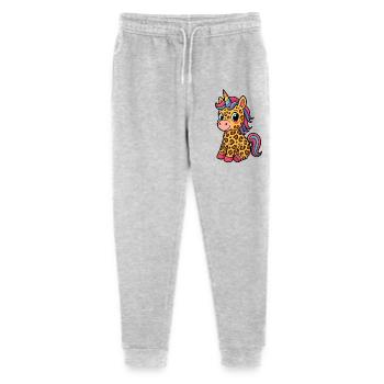 Licorne léopard - Conception de dessin animé mignon - Pantalon de jogging bio Mini Mover Stanley/Stella Ado  - gris chiné - Devant