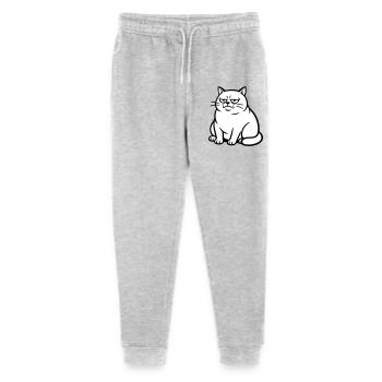 Bored cat - Stanley/Stella Mini Mover Teen Organic Jogging Trousers  - heather grey - Front