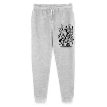 Crazy Machine - Stanley/Stella Teenager Bio Jogginghose Mini Mover  - Grau meliert - Vorne