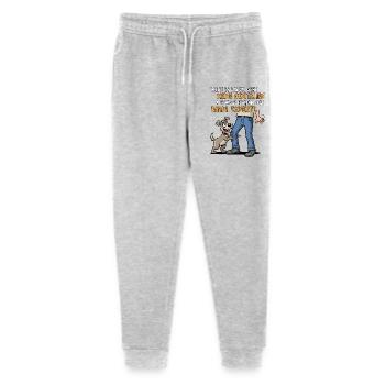 Chien expert en friction - Pantalon de jogging bio Mini Mover Stanley/Stella Ado  - gris chiné - Devant