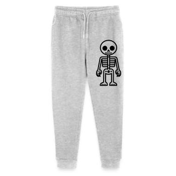 Skeleton Comic - Stanley/Stella Mini Mover Teen Organic Jogging Trousers  - heather grey - Front
