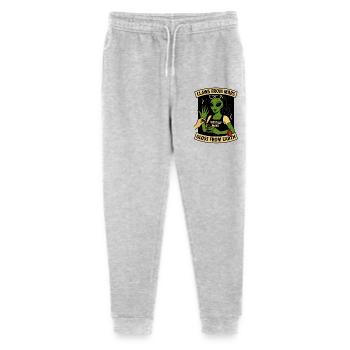 Martian Mani Nail Art Illustration - Stanley/Stella Mini Mover Teen Organic Jogging Trousers  - heather grey - Front