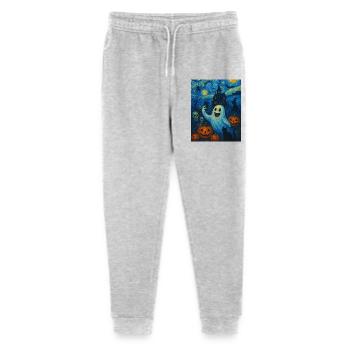 Fantaisie Halloween Van Gogh - Pantalon de jogging bio Mini Mover Stanley/Stella Ado  - gris chiné - Devant