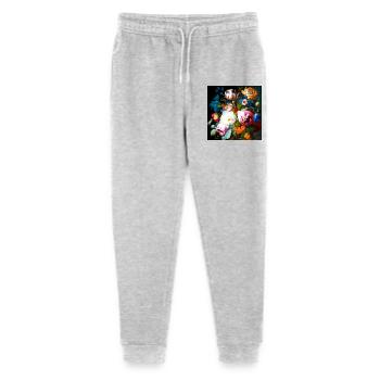 Bouquet de fleurs Vineta avec variété de fleurs flamande - Pantalon de jogging bio Mini Mover Stanley/Stella Ado  - gris chiné - Devant
