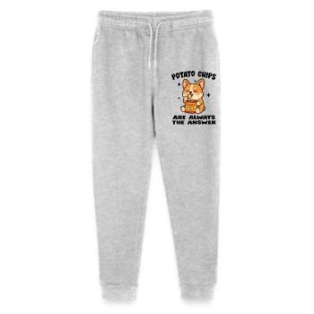 Chiot Cute Mangeur de Chips - Pantalon de jogging bio Mini Mover Stanley/Stella Ado  - gris chiné - Devant