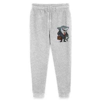 Requin d’affaires requin avec combinaison - Pantalon de jogging bio Mini Mover Stanley/Stella Ado  - gris chiné - Devant