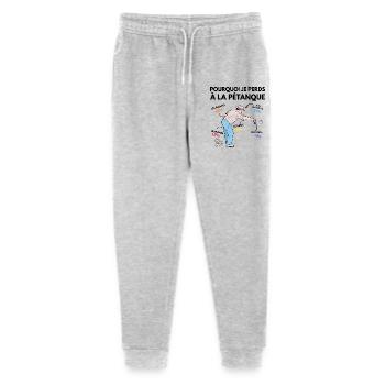 Why I lose at pétanque Statistical humor - Stanley/Stella Mini Mover Teen Organic Jogging Trousers  - heather grey - Front