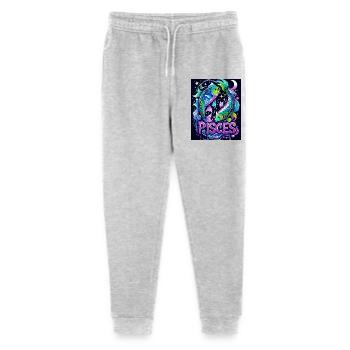 Pisces - Stanley/Stella Mini Mover Teen Organic Jogging Trousers  - heather grey - Front