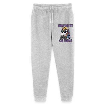 nerv nicht ich zocke - einhorn - Stanley/Stella Teenager Bio Jogginghose Mini Mover  - Grau meliert - Vorne