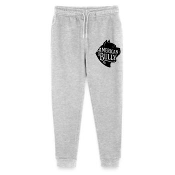 American Bully Bulldog french dog t shirt - Stanley/Stella Mini Mover Teen Organic Jogging Trousers  - heather grey - Front