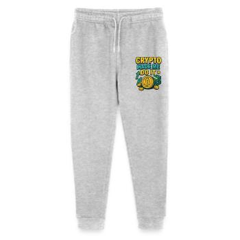 Crypto Made Me Do It Bitcoin, Investing  - Stanley/Stella Mini Mover Teen Organic Jogging Trousers  - heather grey - Front