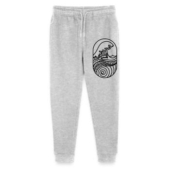 Your New Wave – Coast, Sun & Surf Vibes - Stanley/Stella Mini Mover Teen Organic Jogging Trousers  - heather grey - Front