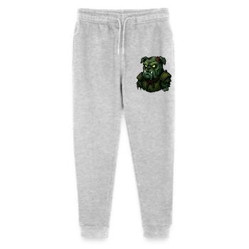 Undead Bulldog Warrior - Stanley/Stella Mini Mover Teen Organic Jogging Trousers  - heather grey - Front