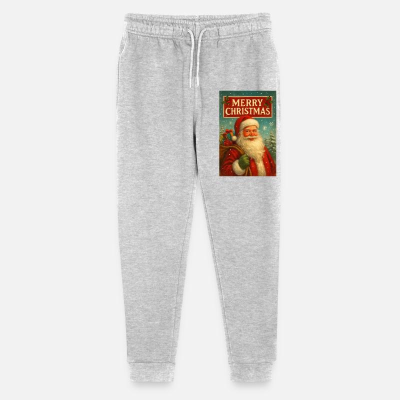 Père Noël Vintage et Cadeaux - Pantalon de jogging bio Mini Mover Stanley/Stella Ado - gris chiné