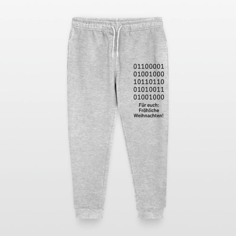 Binary Code Christmas Magic Stanley/Stella Mini Mover Teen Organic Jogging Trousers 
