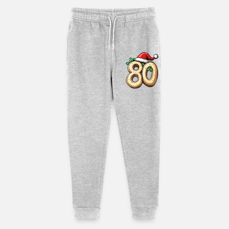 Biscuit de Noël à 80 chiffres - Pantalon de jogging bio Mini Mover Stanley/Stella Ado - gris chiné